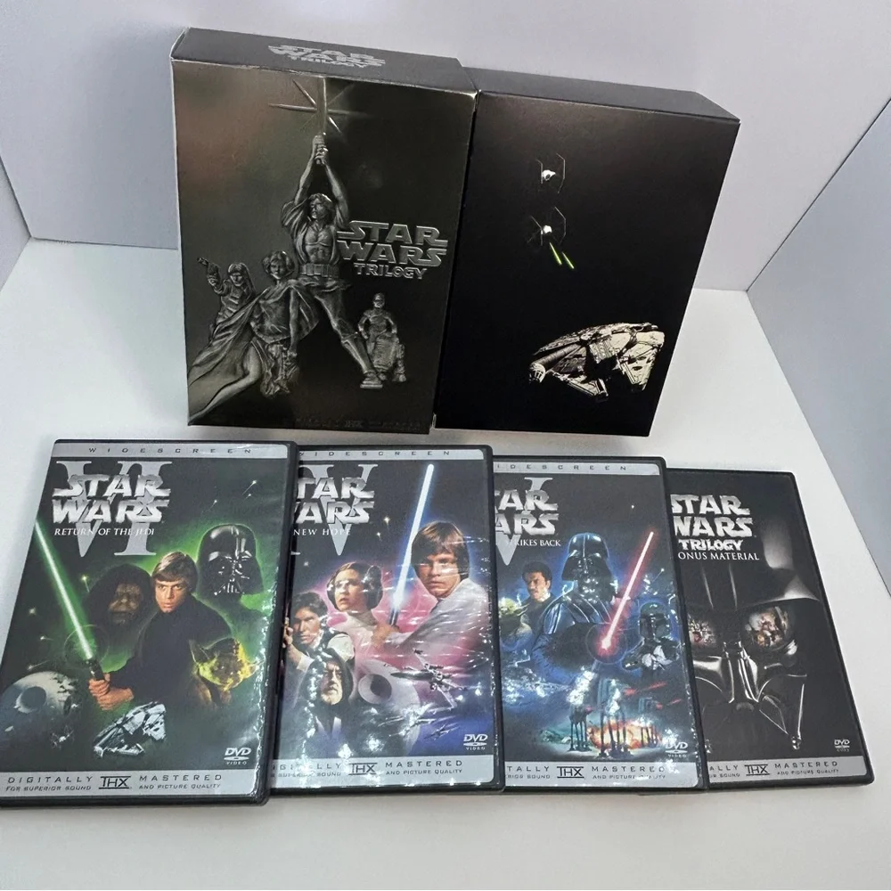 Star Wars Trilogy (DVD, 2004, 4-Disc Set, Widescreen Edition)